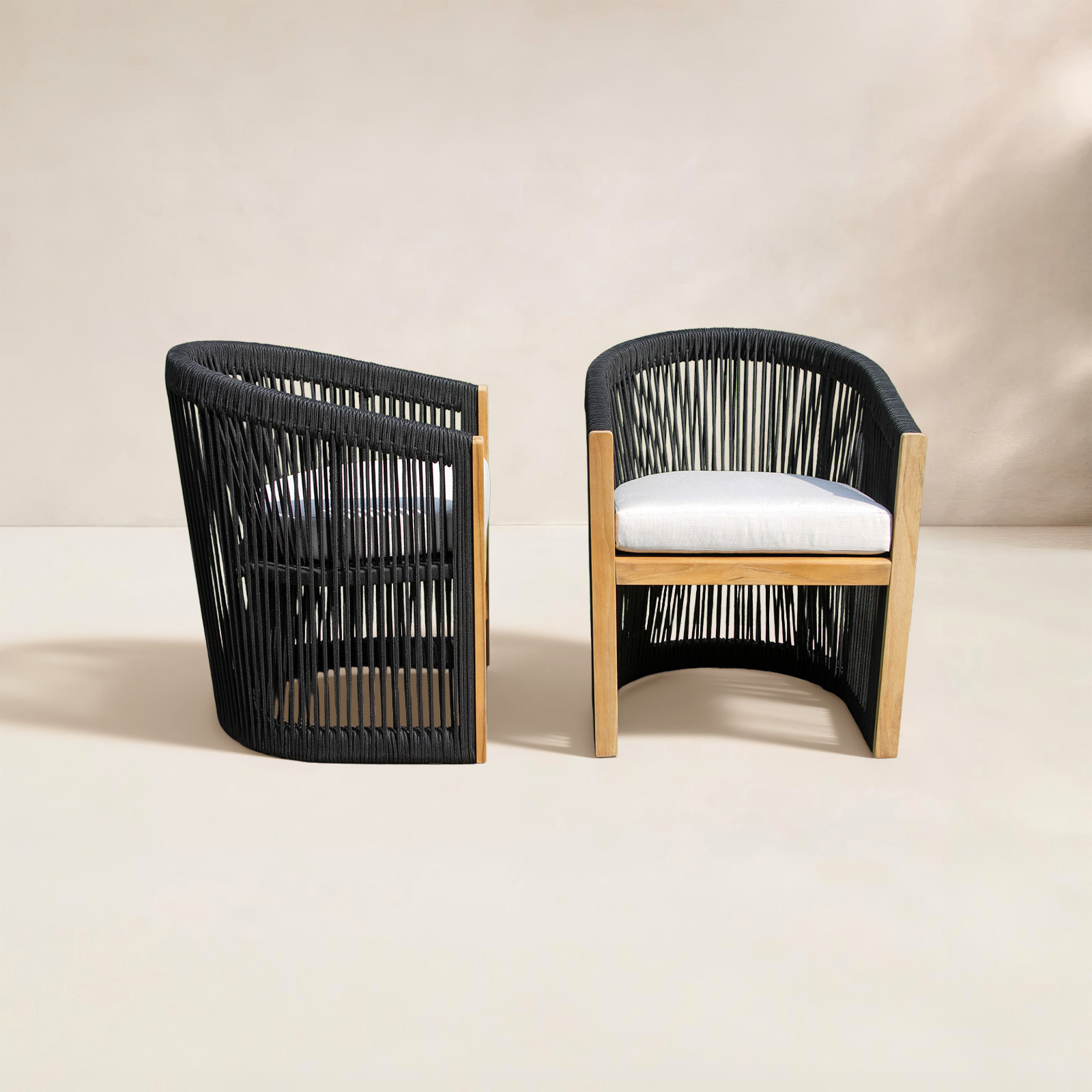 Aniston Outdoor Dining Chair with Sunbrella Cushions