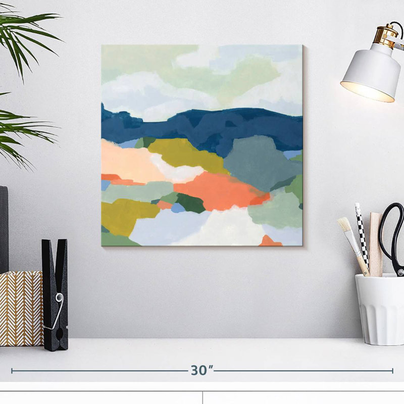 Mountain Mosaic II, 16" H x 16" W