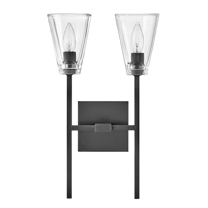 Meuble-lavabo à deux lumières, Oxyde noir