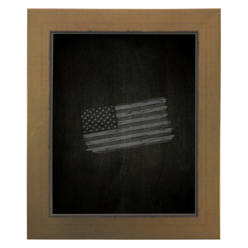 Tableau noir fixé au mur, H 35 po x l 17 po