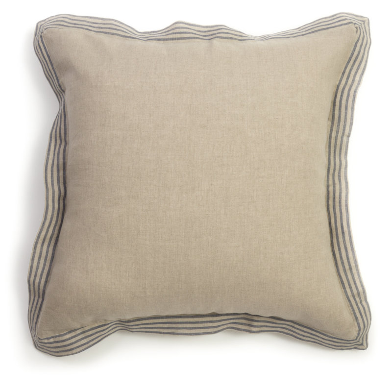 Bethany Pillow Sham, Euro Square, Steel Blue