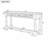 Aazim 63" Long Console Table with Drawers and Shelf-1246162866