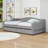 Twin XL 2 Drawers Upholstered Daybed with LED Belt-1395812854