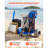 Beach Cart with Large Wheels for Sand, 165 lbs Load Capacity, Heavy Duty Folding Beach Wagon with 12" Balloon Wheels, Insulated Cooler Bag, Umbrella Holder, Holds 4 Chairs for Camping & Fishing