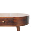 Ahart Solid Wood Four Leg Coffee Table with Storage