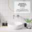 Ensemble complet d'accessoires de salle de bain 20 pièces avec rideau de douche, doublure et crochets Clara Clark-62184749