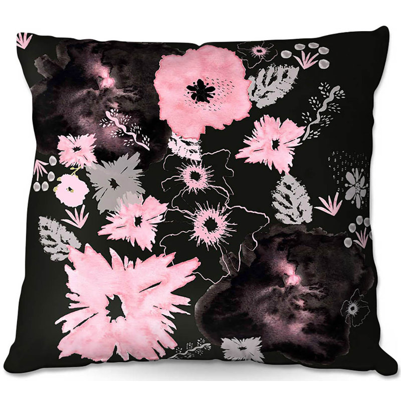 Floral Reversible Throw Pillow, 20" x 20"