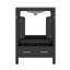 Meuble-lavabo de 24 pouces avec lavabo encastré intégré et armoire de rangement avec 2 portes et 1 tiroir-116653139