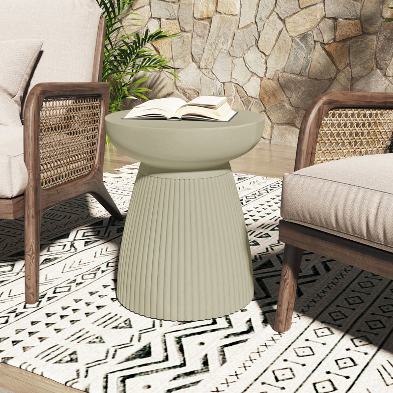 Table d'appoint H 20 '', table de patio intérieur et extérieur