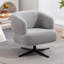 Chaise d'appoint pivotante rembourrée-494679762