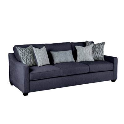 Cherisse 96" Tuxedo Arm Sofa with Reversible Cushions
