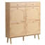 Armoire de rangement à chaussures en rotin avec tiroir-1364137156-1364137161