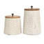 Ensemble de 2 pots de cuisine et pots de rangement
