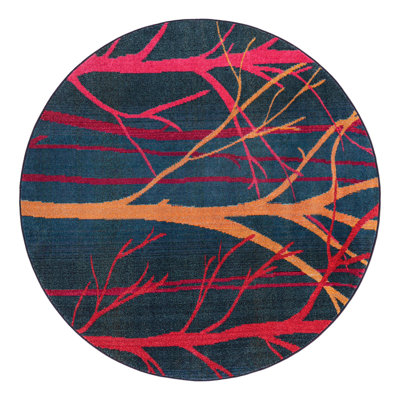 Glenarden Washable Abstract Indoor Rug
