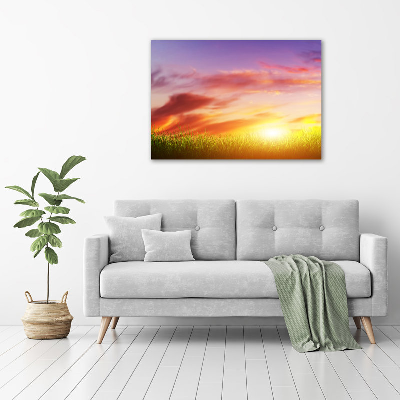 Sunset - Wrapped Canvas Print