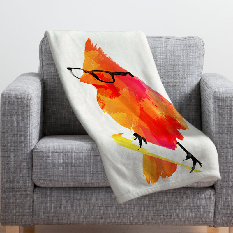 Robert Farkas Throw Blanket, 80" H x 60" W