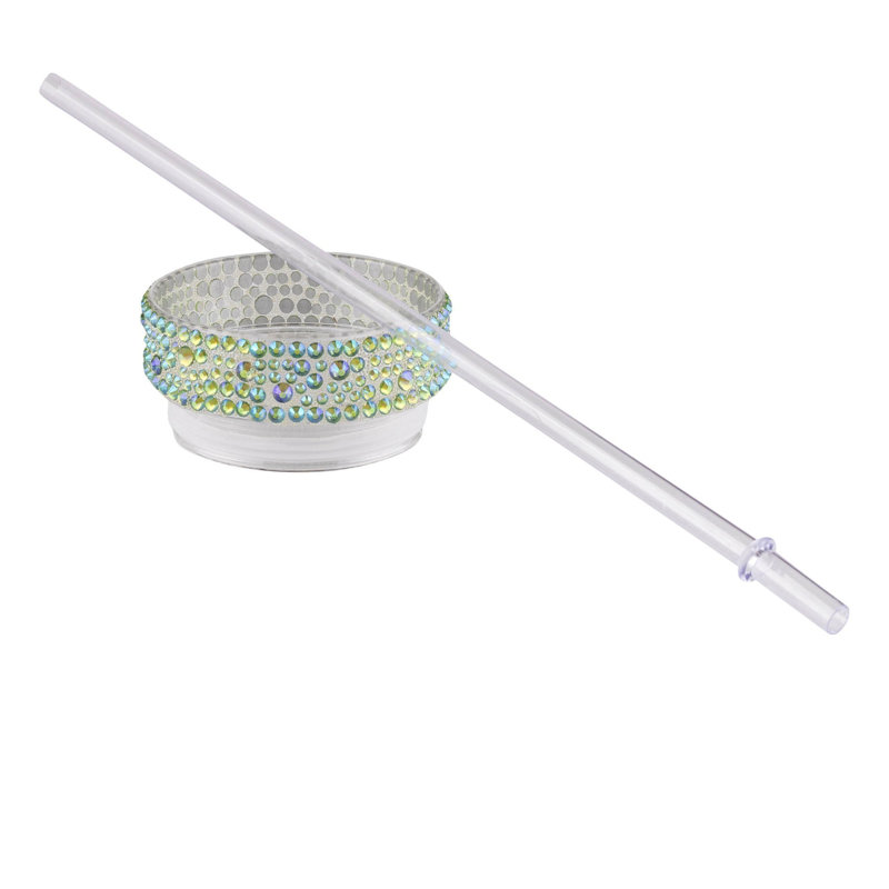 Verre Strass Strass Acrylique, Lime iridescente