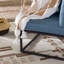 Chaise de patio avec coussins Runar