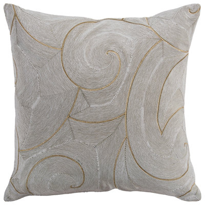 Coussin décoratif en duvet et bourre glamour