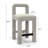 Cream Boucle Counter Stool-430773639