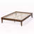 Rosey Queen Platform Bed Frame, Mid-Century Modern Style, Brown 14'' H X 61.49'' W X 81.45'' L-774181241
