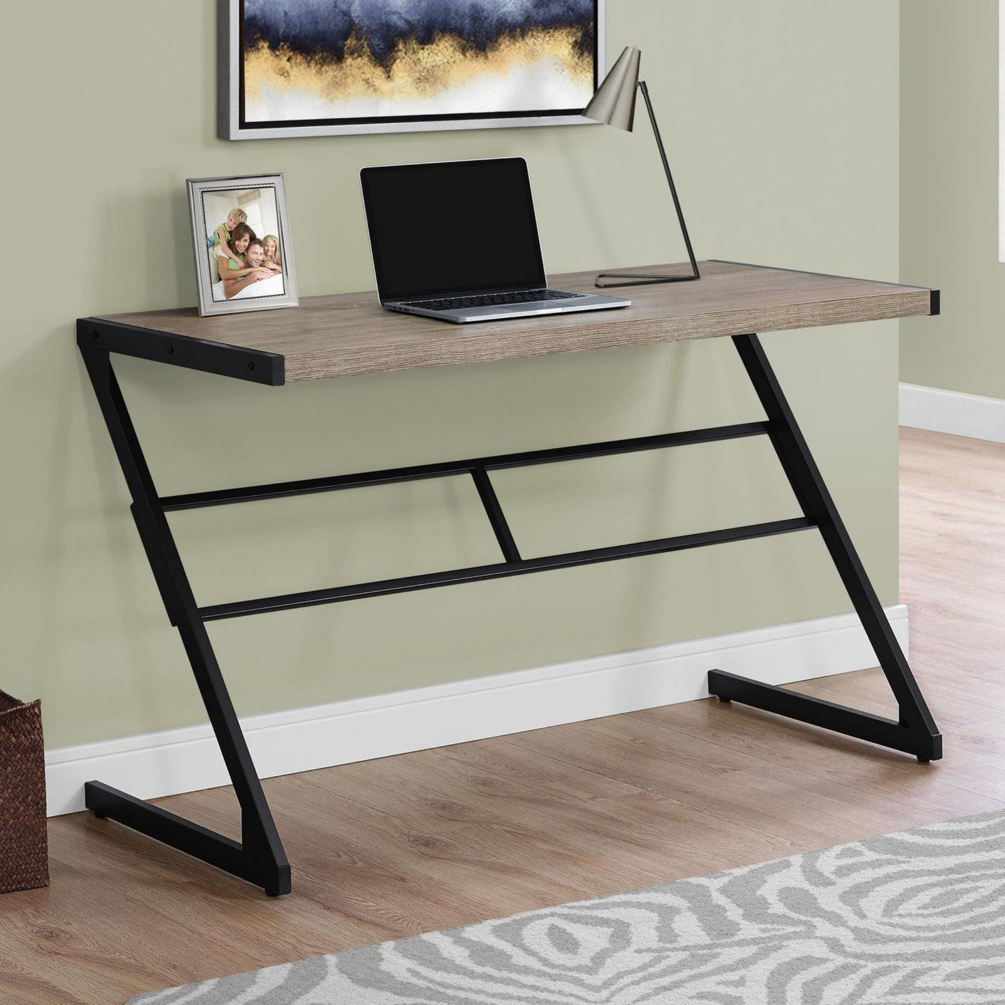 Latitude Run® Modern Minimalist Computer Desk, Home Office | Wayfair