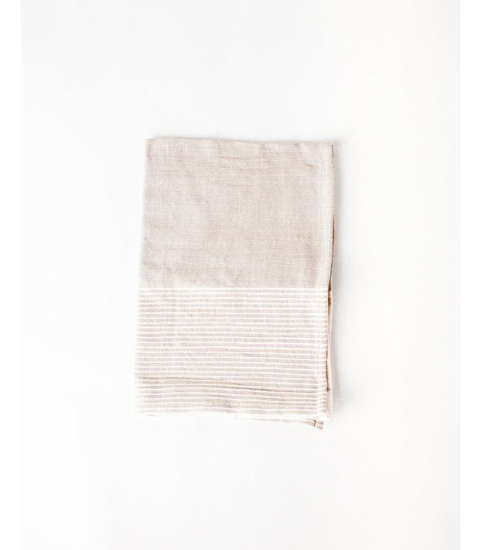 Chesapeake Cotton Tea Towel - Set of 2, Beige