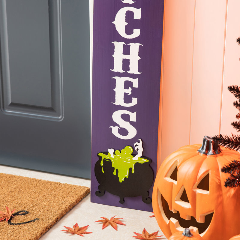 Wood Halloween Decoration