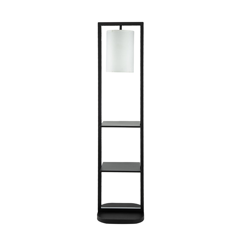 Étagère de rangement verticale à deux niveaux de 74 pouces avec éclairage intégré | Idée de cadeau