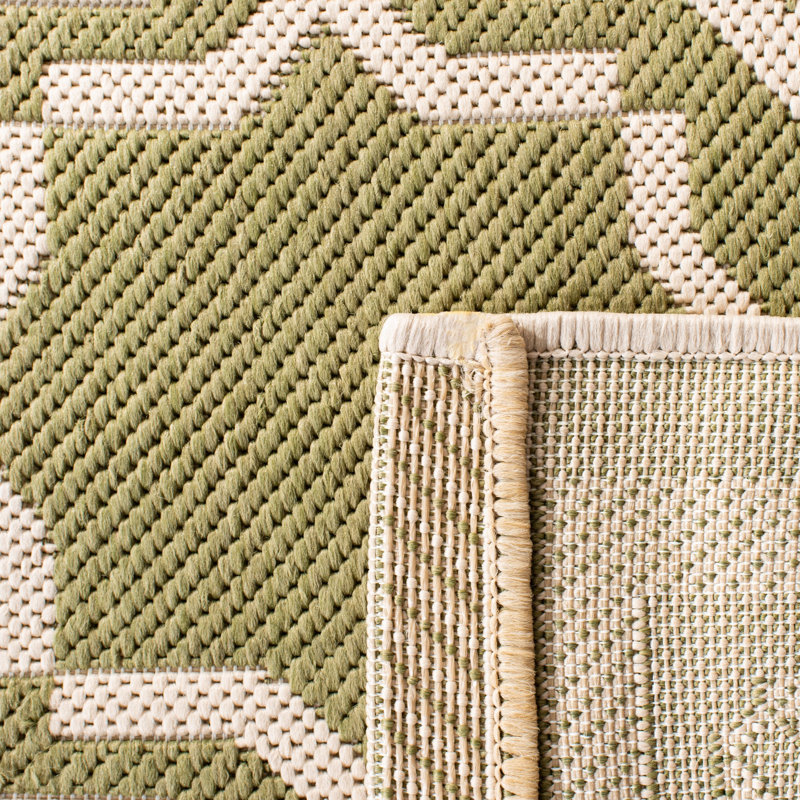 Dirks Performance Geometric Rug, Round 7'1