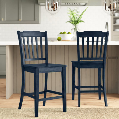 Fortville Solid Wood Counter/Bar Stool