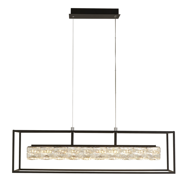 Tammi 1 - Light Chrome LED Kitchen Island Pendant