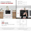 Évier de cuisine 22 po x 17,5 po en composite de granite, encastré à simple cuve ou encastré noir-62176611