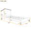 Lit plateforme en bois avec tête de lit en forme de maison (lit)-194828355-194828383