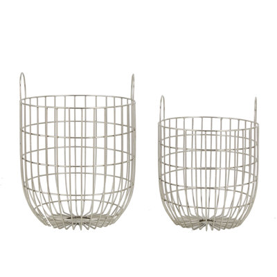Ensemble 2 pièces de paniers