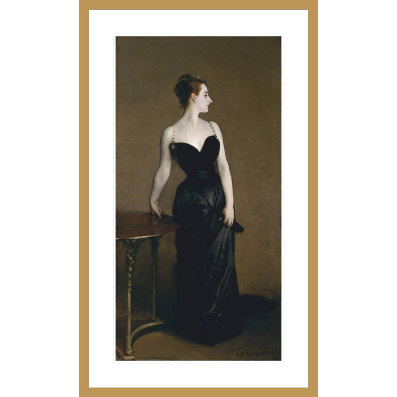 «Madame X» par John Singer Sargent, impression giclée sur cadre, H 41,5 po x l 24,9 po