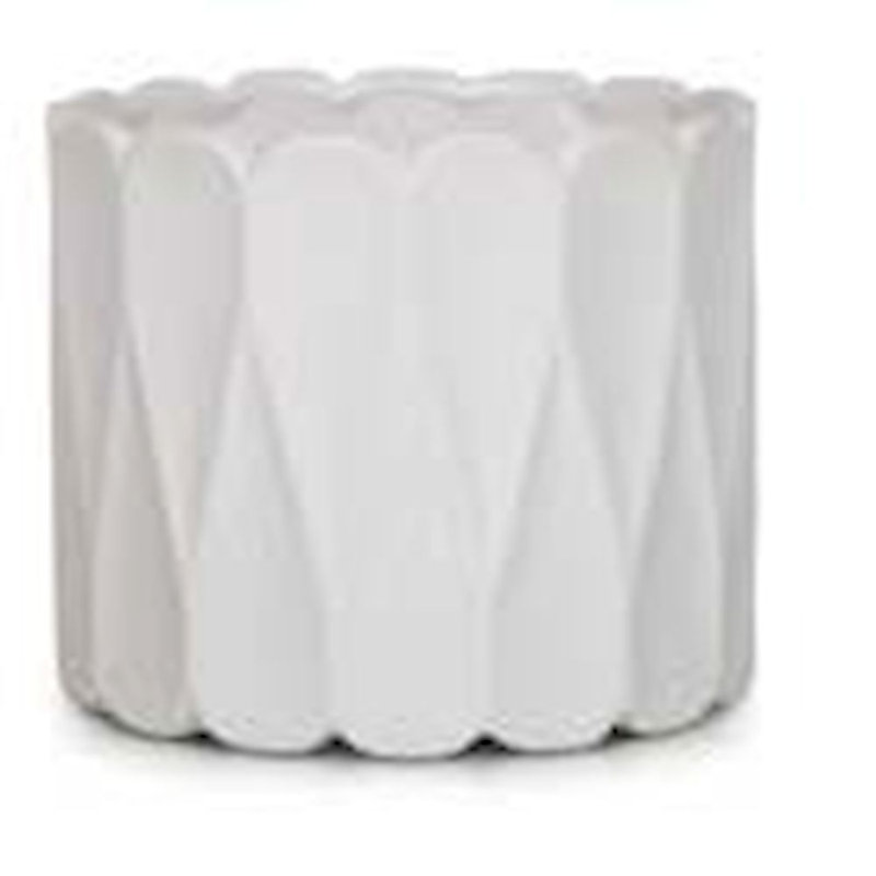 Pot à fleurs Hollandsworth, Gris, H 5,5 po x l 6,75 po x P 6,75 po