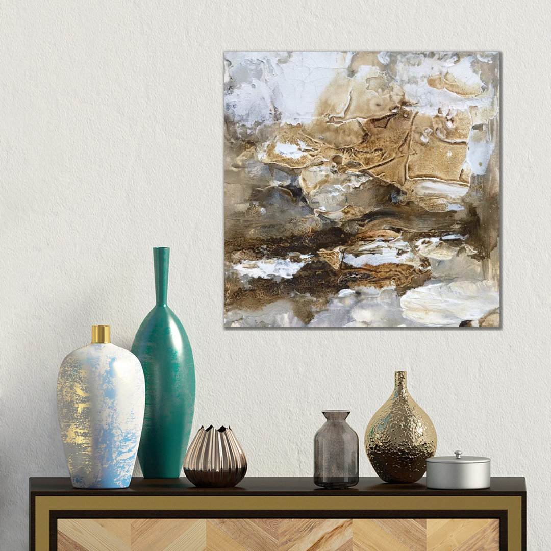 Vergoldeter Sandstein II von Scherrer Finch - Gallery-Wrapped Canvas Giclée