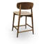 Hagen Series Solid Wood 26'' Counter Stool UV Wheat