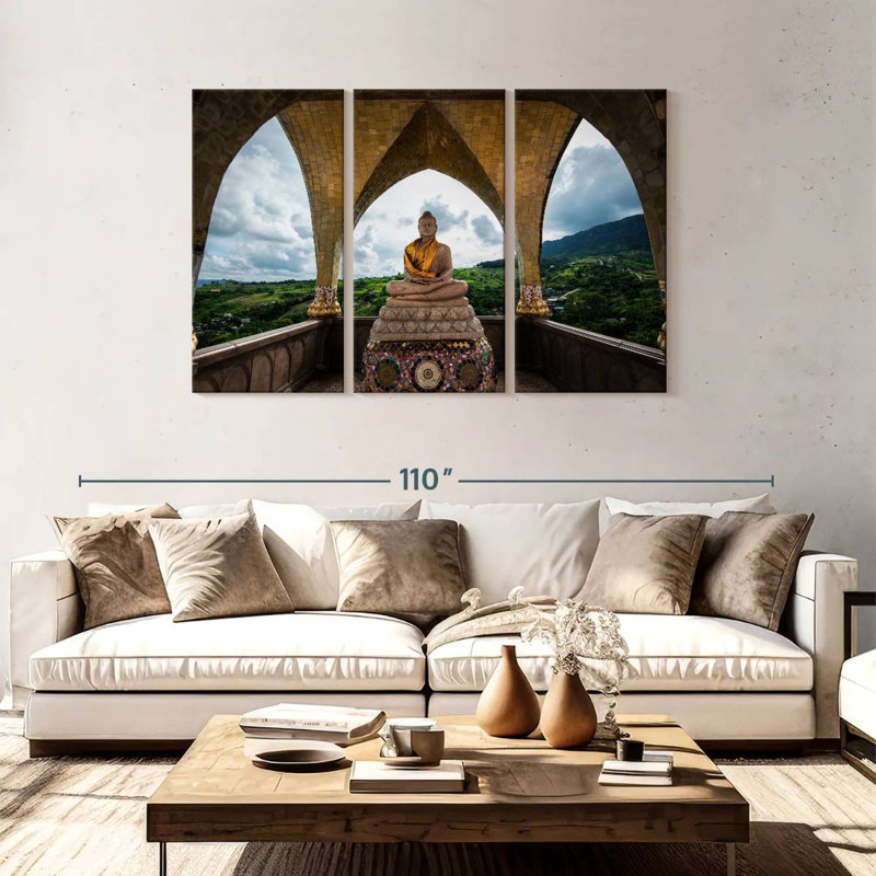 Adella Thai Buddha, 48" H x 74" W