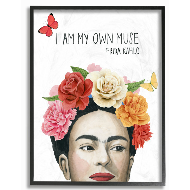 «My Own Muse», peinture, Giclée encadrée noir minuit, H 14 po x l 11 po x P 1,5 po