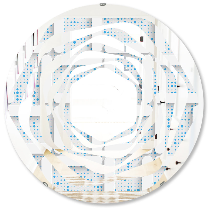 Miroir mural 3D, 31,5 po x 31,5 po