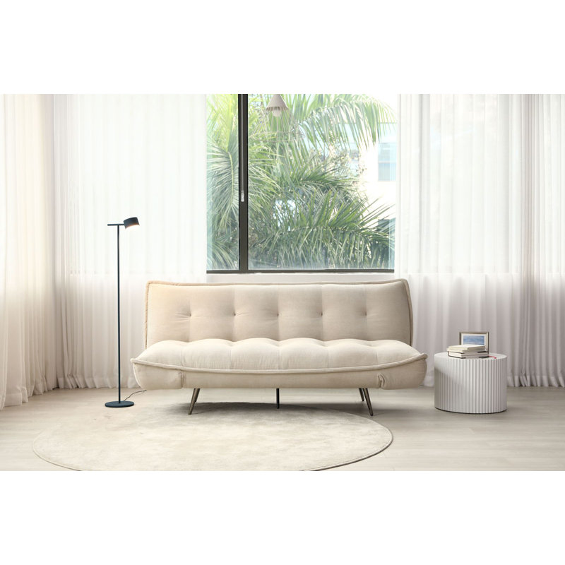3 Seater Sofa Bed, Cream
