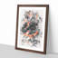 Carp and Koi Fish - Picture Frame Painting Print on MDF-56741610-56741611