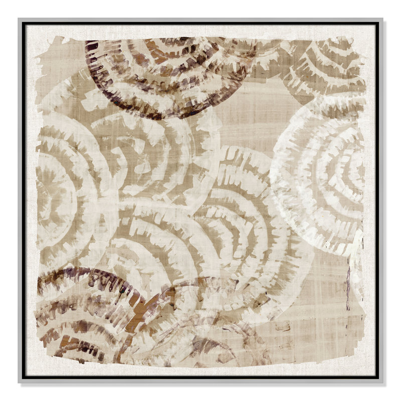 Motif Whicker II par Eva Watts, Argent, H 31,5 po x l 31,5 po