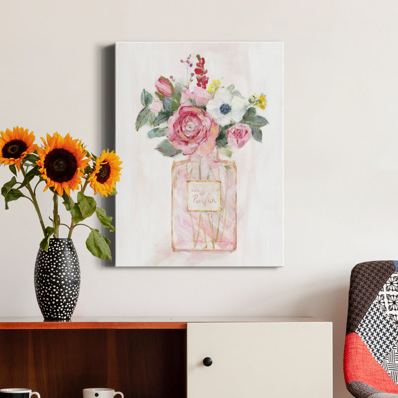 «Perfume Bouquet I» par Sally Swatland, reproduction d'art sur toile tendue, H 32 po x l 24 po x P 1 po