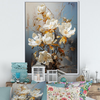" Gilded Extravagance Magnolias I "