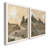 " Hillside Walking Path I " 2 Piece Art Color Photography Painting-83870641-83870644