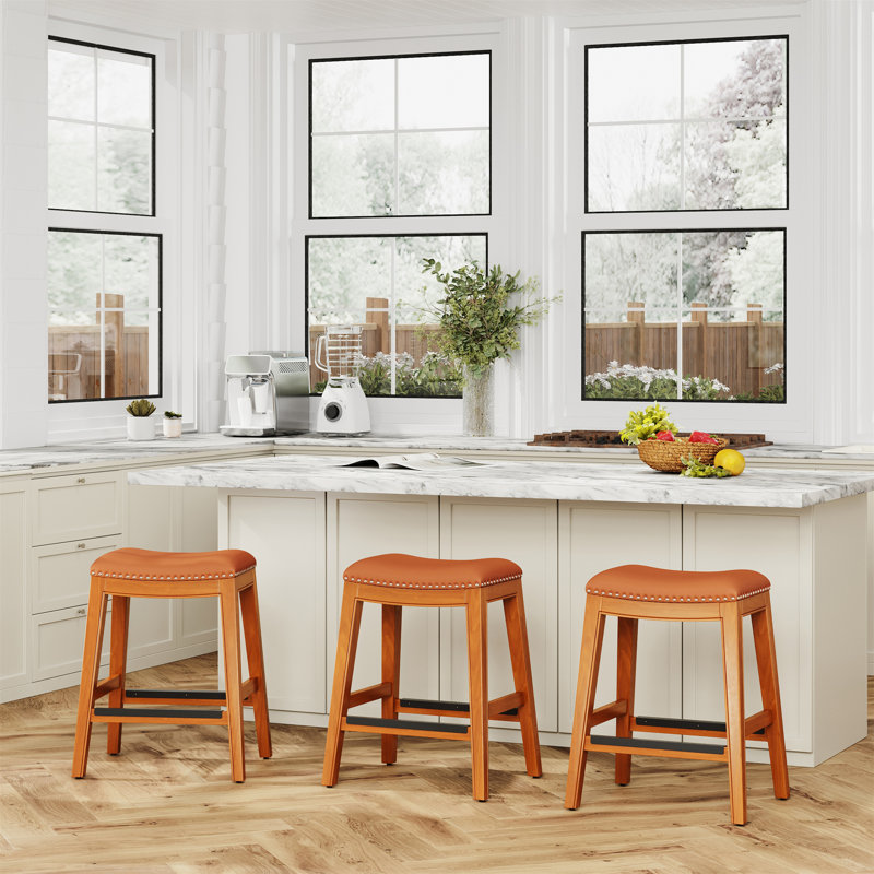 Elowen Bar Stool, Natural, Counter Stool (26" Seat Height)