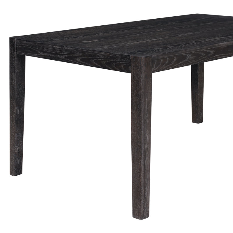 Ensemble de table de salle à manger 7 pièces pour 7 personnes, Espresso